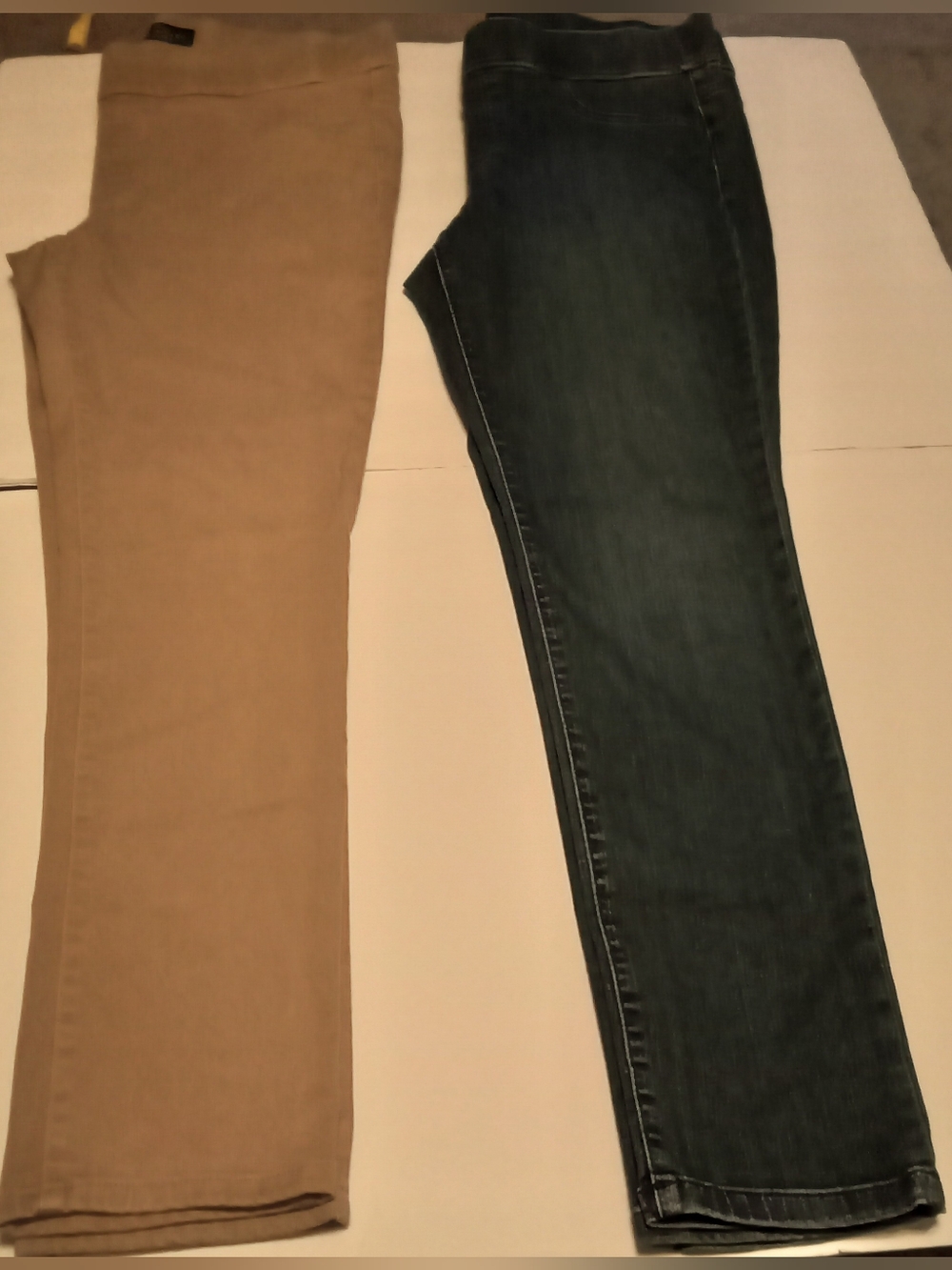 Lauren Jeans Co. by Ralph Lauren Jeans Co. Skinny Jeans Waist 12 Blue & Tan